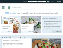 Tablet Screenshot of ds-restauration.com